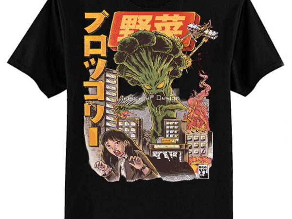 The broccozilla tri-blend t-shirt