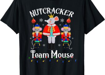 Team Mouse Nutcracker Christmas Dance Funny Soldier Kids T-Shirt