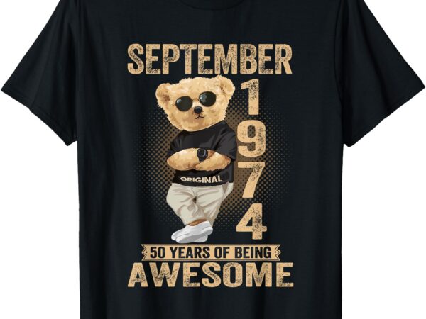 Teddy bear october 35th birthday men women 1989 awesome t-shirt