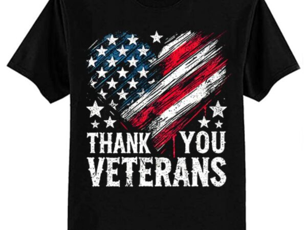 Thank you veterans patriotic american flag veterans day 2024 t-shirt ltsp