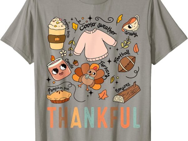 Thanksgiving turkey fall thankful graphic family_women’s tee t-shirt