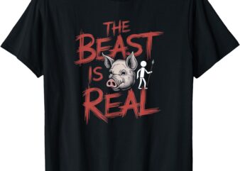 The Beast is Real Lord of the Flies Classic Literary T-Shirt