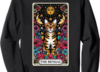 The Bengal Cat Tarot Card Sweatshirt