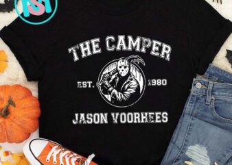 The Camper Est 1980 Jason Voorhees SVG, Happy Halloween’s Day SVG t shirt designs for sale