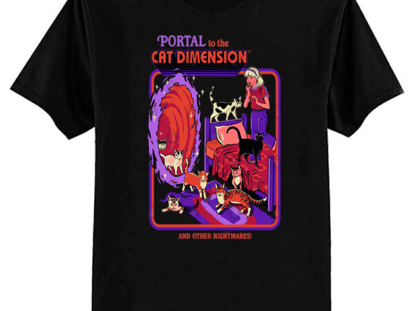 The cat dimension t-shirt