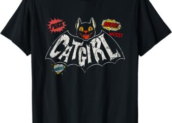 The Catgirl Vintage Rockabilly T-Shirt