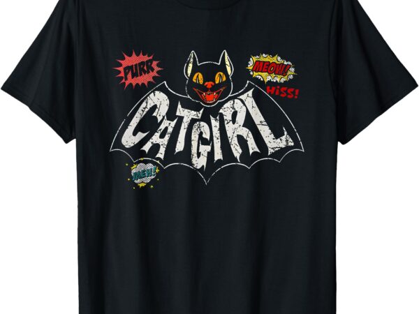 The catgirl vintage rockabilly t-shirt