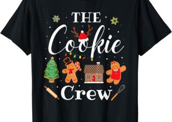 The Cookie Crew Christmas Baking Cookie Lover Kids Women T-Shirt