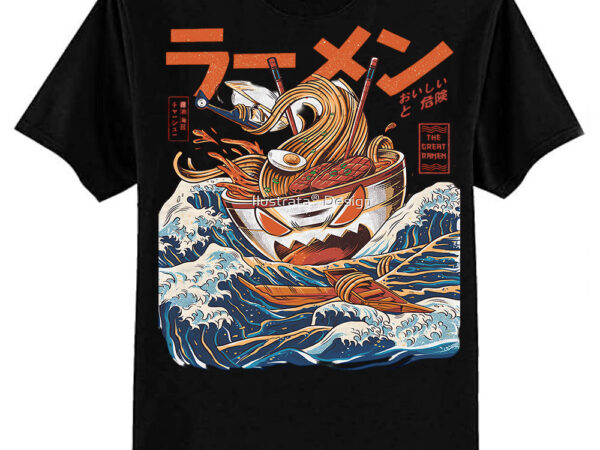 The great ramen off kanagawa tri-blend t-shirt