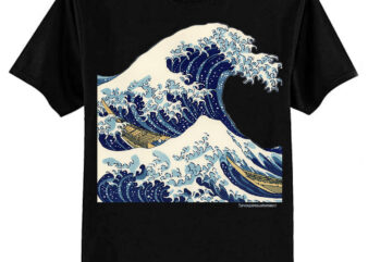 The Great Wave Off Kanagawa Transparent Classic T-Shirt