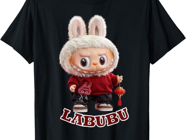 The monsters funny stylish labubu cute for men and women t-shirt