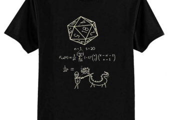 The science of 20 sided dice. Tri-blend T-Shirt