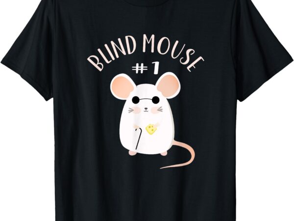 Three blind mice matching halloween group costume mouse #1 t-shirt