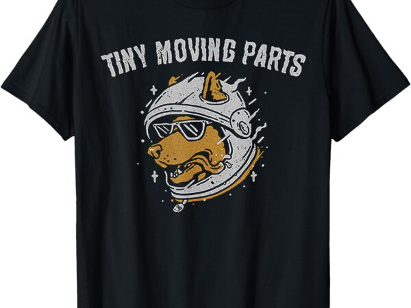 Tiny moving part astro dog t-shirt