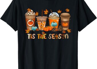 Tis The Season Pumpkin Spice Season Fall Thanksgiving Boys T-Shirt