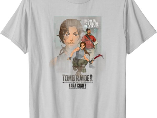 Tomb raider_ the legend of lara croft discover the truth t-shirt