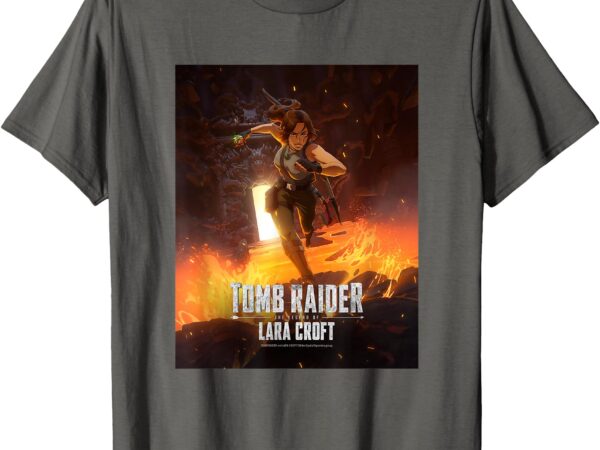 Tomb raider_ the legend of lara croft key art t-shirt