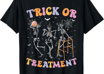 Trick or Treatment PT Physical Therapy Therapist Halloween T-Shirt