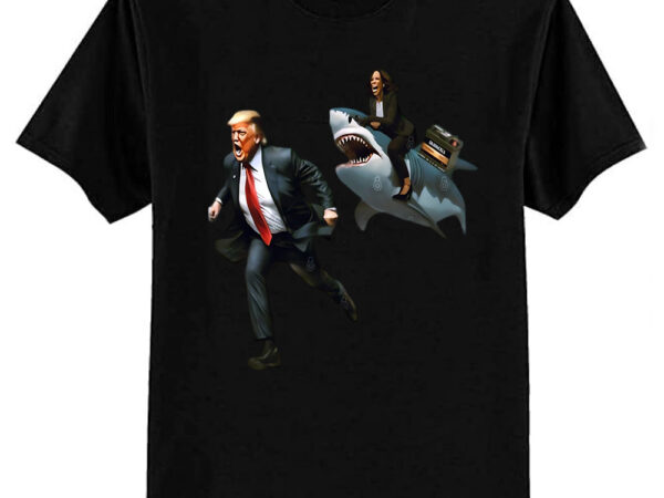 Trump and kamala harris make america laugh again harris for president t-shirt