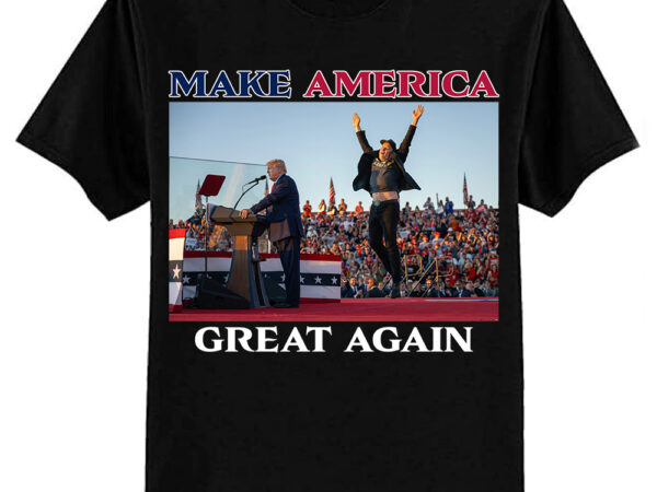 Trump elon make america great again election shirt ltsp t shirt designs for sale