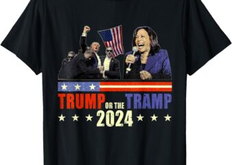 Trump or the Tramp 2024 Vote For Trump Trump Vance 2024 T-Shirt