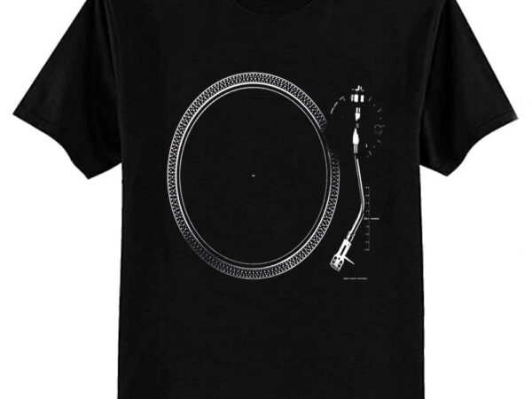 Turntable retro music vintage audio vinyl record player lp t-shirt