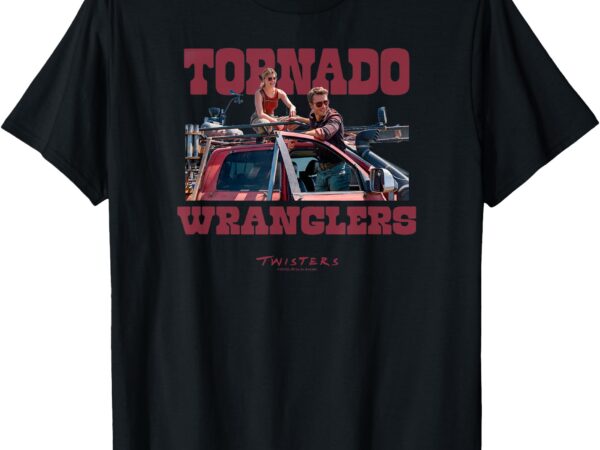 Twisters tornado wranglers tyler & kate t-shirt