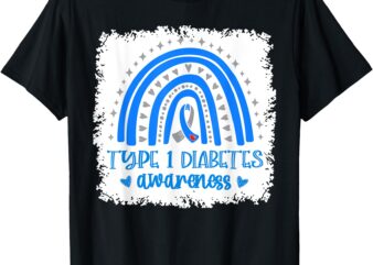 Type 1 Diabetes November We Wear Blue For Diabetes Awareness T-Shirt