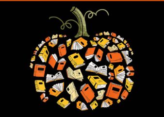 Book Pumpkin Autumn Fall PNG