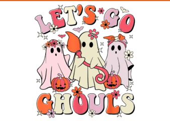 Lets Go Ghouls Halloween PNG