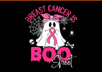 Breast Cancer Is Ghost Sheet Pink Breast Cancer Awareness SVG