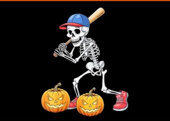 Dabbing Skeleton Pumpkin Halloween PNG