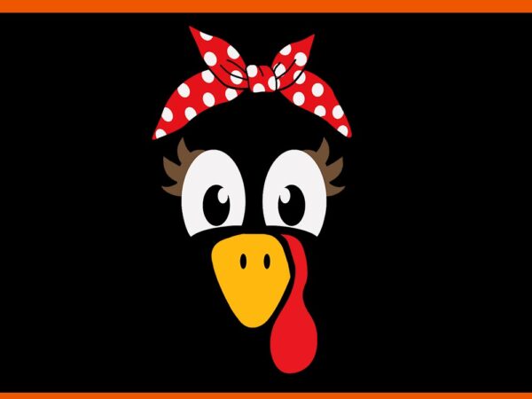 Turkey face svg, turkey face thanksgiving svg t shirt designs for sale