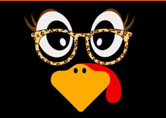 Turkey Face SVG, Turkey Face Thanksgiving SVG