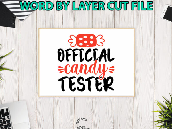 Official candy tester, halloween svg, halloween vector, sarcastic svg, dxf eps png, silhouette, cricut, cameo, digital, funny mom svg, witch