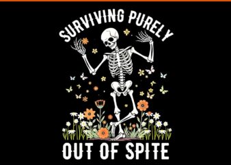 Skeleton Surviving Out of Spite – Alive Out of Spite PNG