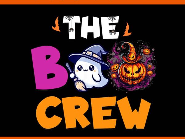 The boo crew halloween png t shirt designs for sale