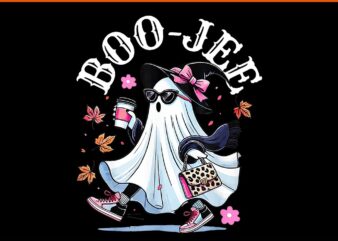 Boujee Boo-Jee Ghost Spooky Season Halloween PNG t shirt template