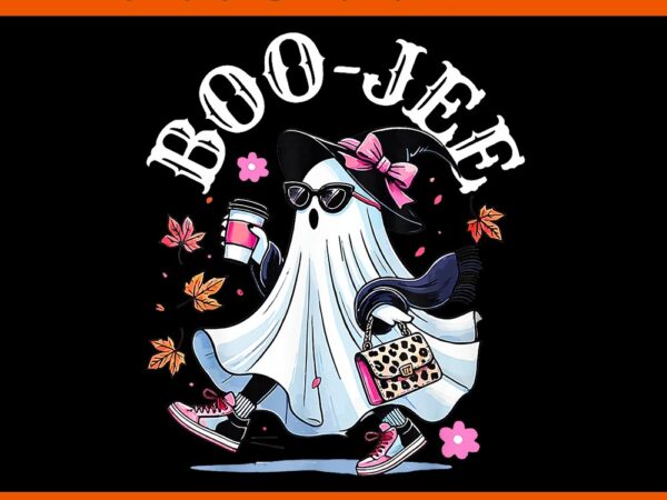 Boujee boo-jee ghost spooky season halloween png t shirt template