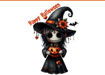 My Halloween Horror Spooky Voodoo Doll Halloween PNG t shirt designs for sale