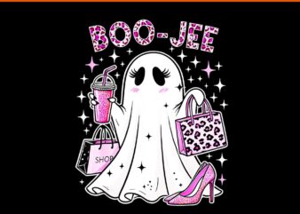 Boo-Jee Ghost Halloween PNG