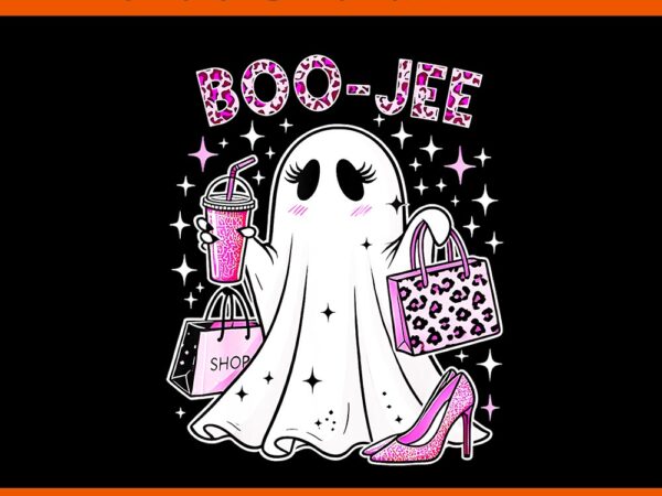 Boo-jee ghost halloween png t shirt template