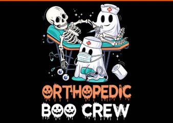 Orthopedic Boo Crew Halloween PNG