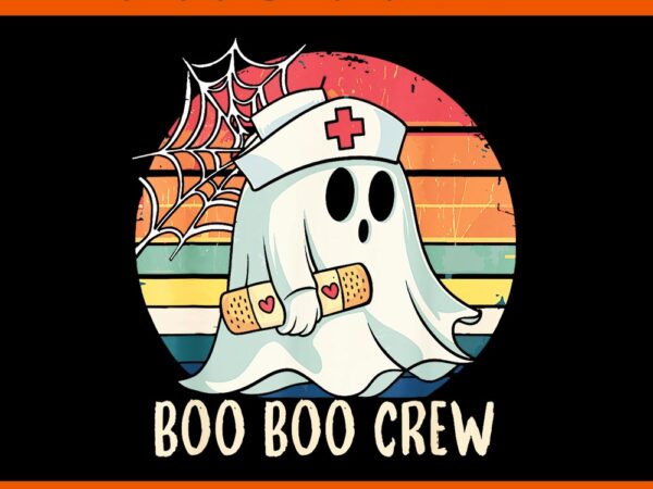 Boo boo crew for nurse halloween png t shirt template