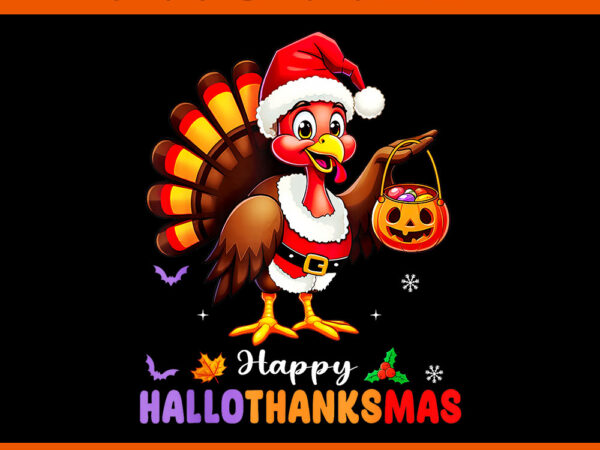 Happy hallothanksmas turkey png graphic t shirt