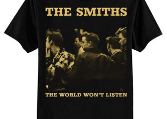 VINTAGE 80’s THE SMITHS THE QUEEN IS DEAD ROCK TOUR CONCERT Classic T-Shirt