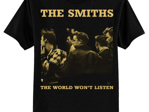 Vintage 80’s the smiths the queen is dead rock tour concert classic t-shirt