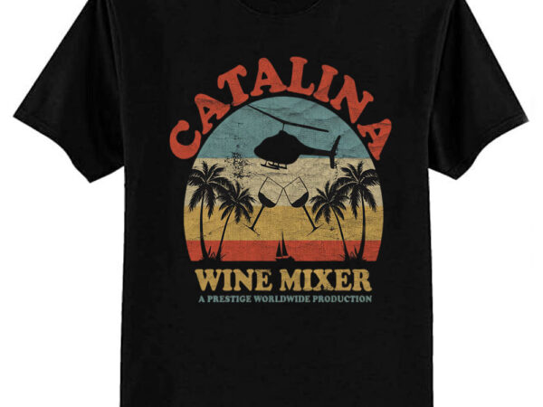 Vintage catalina wine mixer t-shirt