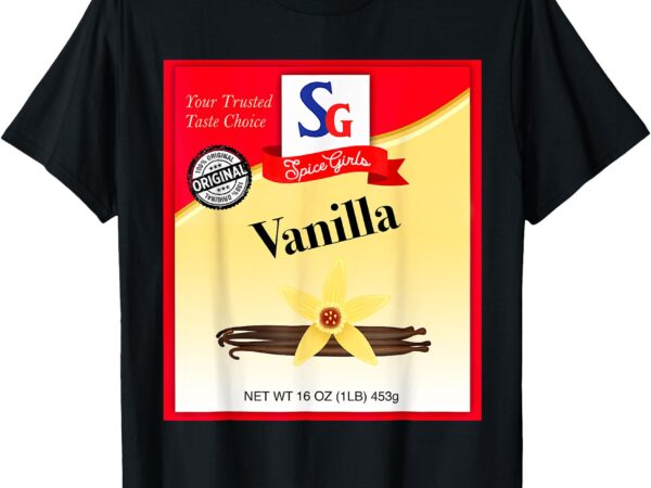 Vanilla condiment holiday spice group costumes t-shirt