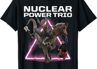 Nuclear Power Trio Velociraptobear T-Shirt